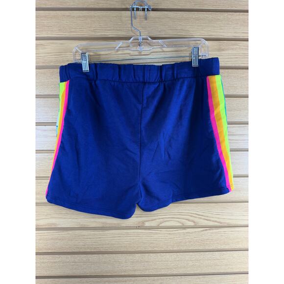 Cabana Juniors Terry Shorts, Blue, Side Stripe, XL, New - Picture 2 of 4